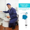 thumbnail image 3 of RUNROTOO Blue Toilet Fill Valve Replacement for Toilet Tank Easy Install Adjustable Inlet Valve, 3 of 8