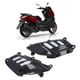 thumbnail image 4 of Cubierta De Protección Lateral Trasera De Motocicleta, Estilo De Fibra De Carbono Estable Instalación Simple Cubierta De Protección De Motor Lateral Trasera Resistente Con Luz ANGGREK HC1615, 4 of 8