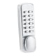 thumbnail image 4 of Cerradura de puerta con teclado mecánico Cerradura de puerta mecánica,Fácil de instalar,Teclado,Cerradura de puerta de entrada mecánica sin llave para Plata, 4 of 8