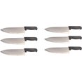thumbnail image 1 of Cozzini Cutlery Imports 10" Chef Knife Choose Your Color - Razor Sharp Commercial Kitchen Cutlery - Cook's Knives (6 Pack - Black), 1 of 1