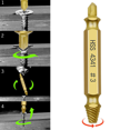 thumbnail image 1 of Juego de extractor de tornillos rotos de cabeza doble combinada de 6 piezas Herramienta extractora de tornillos rotos de dientes deslizantes de acero de alta velocidad LingWen 8390611014643, 1 of 1
