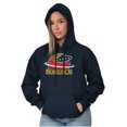 thumbnail image 4 of Aliens UFOs Believers Funny Nerdy Unisex Plus Fleece Graphic Hoodie Brisco Brands 2X, 4 of 5