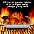 thumbnail image 3 of Aluminum Pan - 10 X 13 In Disposable Foil Pan - Half Size Steam Table Deep Pan - Tin Foil Pan Is Perfect for Cooking, Heating, Storing, Preparing Food, 3 of 7