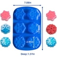 thumbnail image 3 of 6 Even Snowflakes Silicone Cake Mold Soap Mold(4 Style)-1Pack, 3 of 6