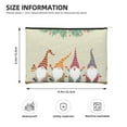 thumbnail image 3 of Cauagu Christmas Card With Gnomes for Tyvek Makeup Bag,Reusable Travel Cosmetic Bag Women Organizer Toiletry Bag Birthday,Gifts for Women Girlfriend Mom Teacher 6.5’’*8.9’’, 3 of 7