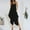 Black, variant on Tbopshirt Pants for Women Plus Size Women's Casual Sleeveless Loose Straps Solid High Waist Wide Leg Jumpsuit Rompers With Pocket Loose Causal Pants