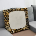 thumbnail image 3 of Renewold Cow Sunflower Leopard Print Brown Stretch Sofa Seat Cushion Slipcover Soft Dog Couch Slipcover Elastic Separate Armchair Slipcover Pet Friendly for Living Room Home Decor, S, 3 of 5