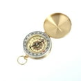 thumbnail image 3 of ULTNICE Hiking Compass Portable Copper Golden 1Set for Men and Women, 3 of 8