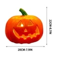 thumbnail image 2 of QuanTara Large LED Pumpkin Light - 20" Blow Mold Halloween Decoration, Weather-Resistant Plastic Jack-o'-Lantern for Entryways, Retail Windows & Commercial Displays, 2 of 7