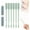 Green 6pcs, variant on 2-in-1 Nasal Hair Cutter with Double Sided Stainless Steel Blade, Manual 360° Rotating Nose Hair Trimmer & Ear Digger for Men and Women, Compact Travel Tool