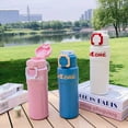 thumbnail image 4 of Naiovety La botella térmica con Forstraw mantiene el agua fría durante horas Botellas de agua de acero inoxidable de tamaño portátil Ropa Deportiva, Zapatos blanco, 4 of 6