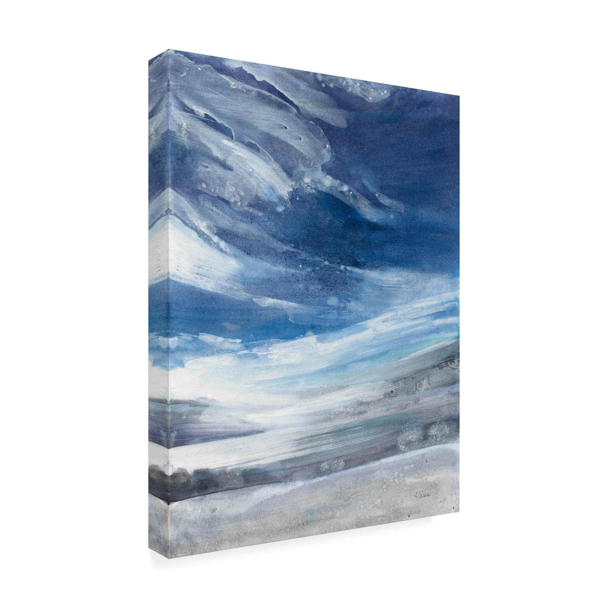 Trademark Fine Art 'The Lake Painting' Canvas Art by Albena Hristova