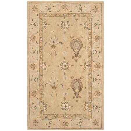 SAFAVIEH Anatolia Milburn Floral Area Rug, Beige, 3' x 5'