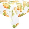 Pumpkins Plastic Tablecloth, Table Cover for Thanksgiving, Rectangular, 54" x 108"