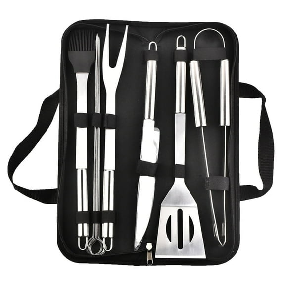 Grilling Accessories BBQ Grill Tools Set, 9 Pieces Stainless Steel Grill Kit with Case, Barbecue Utensil Tool