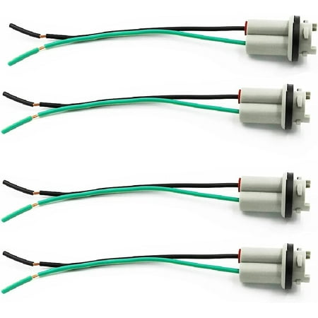 

KOK-4pcs T15 Car T10 led Bulb Connector W5W 168 194 Car Lamp Cable Auto Bulb Wire Light T15 LED Bulbs Socket Adapter (T15 Socket)-0507