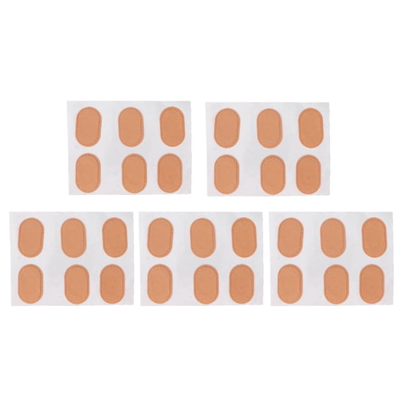 LAZIOEGR 30Pcs Skin-Color Cotton Corn Callus Cushion Pads – 5-Sheet High-Thickness Foot Pressure Relief & Friction Prevention Pads
