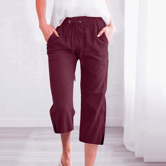 TINZ Women Spring And Summer Solid Cute Dressy Clothes Women Casual Pants Petite Pant for Women Casual Summer Clothes for Women Petite Pant Suits for Women Casual Women Casual Pants Winter