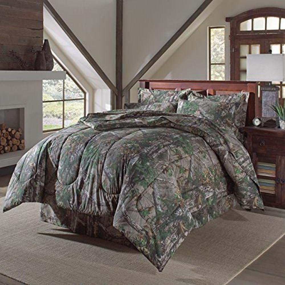 Realtree Xtra Green Camo Camouflage Comforter Queen(Sheets sold