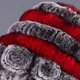 thumbnail image 3 of Guardurnaity Manténgase abrigado y a la moda, gorro de piel de conejo Rex para mujer, gorro tejido de piel de conejo sintética, gorro cálido de Sombreros, 3 of 6