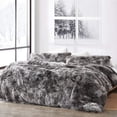 thumbnail image 3 of Coma Inducer Are You Kidding - ® Oversized Comforter Set - Grey Tie-dye Queen Adult 3 Piece, 3 of 3