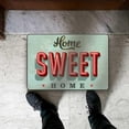 thumbnail image 3 of SKYSONIC Doormat Vintage Home Sweet Home Sign Lightweight Non Slip Indoor Outdoor Entryway Rugs Floor Mat for Bathroom Kitchen Entrance 31x20in, 3 of 6