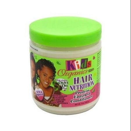 africas best kids orig conditioner hair nutrition 15 ounce jar (443ml) (2