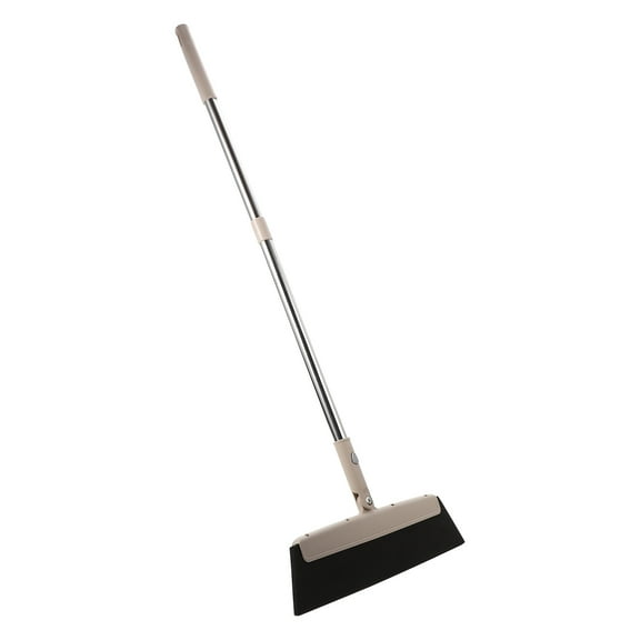 Niceauty Portable Floor Wiper with Eva Scraper for Home Water Removal and Floor Cleaning in Khaki