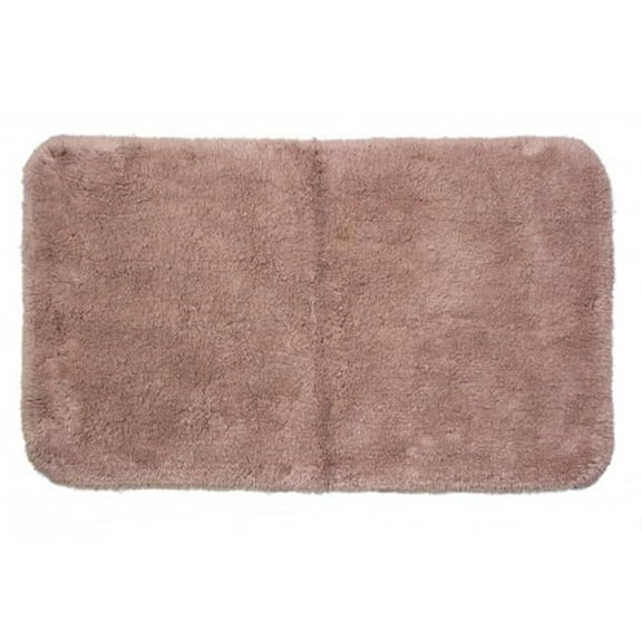 Plain Plush Bathmat, Taupe & Beige