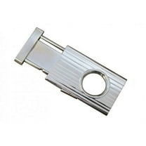 Retractable & Lock Action Cigar Cutter - 58 Gauge - Silver