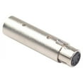 thumbnail image 4 of Converter 3 Pin XLR Male To 5 Pin XLR Female Connector Adapter For Camcorder DMX Signal Light New, 4 of 5