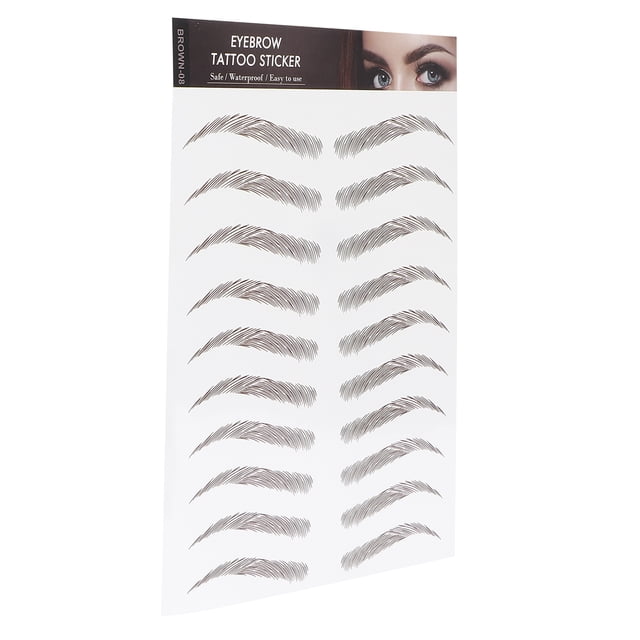 Pegatinas de maquillaje para cejas, tatuajes de cejas profesionales a prueba de agua, pegatinas de transferencia para cejas, valor excepcional