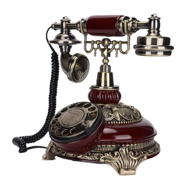 Teléfonos Decorativos Vintage, Fuerte Estabilidad, Teléfono Retro Europeo, Respuesta Antigua Con Un Solo Para Decoración De Cafeterías Para Decoración Del Hogar, Oficina