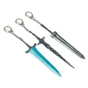 iirukaa Game ER Dark Moon Greatsword Keychain Weapon Keychain Pendant Ornament Game Props Accessories Merch Creative Lightweight