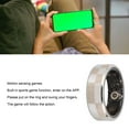 thumbnail image 3 of Sports Ring, Long Battery Life Full Sealed Structure Aluminum Alloy Health Smart Ring Built In Sports Game Feature  for Exercise 8#,9#,10#,11#, 3 of 7