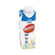 Boost Plus Balanced Nutritional Drink Very Vanilla, 8 ounce Carton, 24 Count
