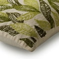 thumbnail image 2 of Cushion Covers For Couch, Green 12"x12" (30x30 cm) Throw Pillows For Couch, Linen Beaded Cushion Cover, Tropical Pattern, Modern Style - Going Tropical, 2 of 5