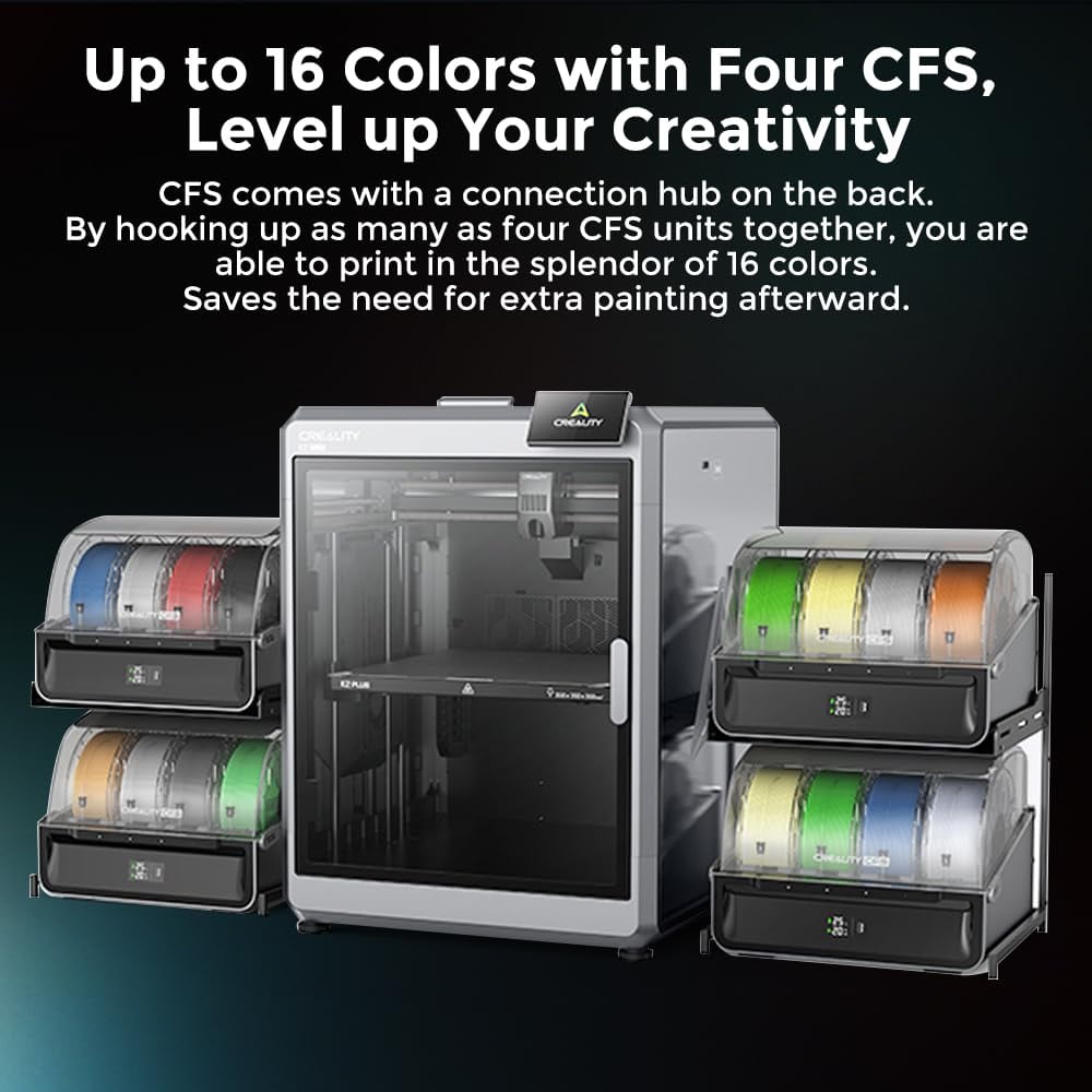 Creality CFS Filament System with K1 Upgrade Accessory Kit, Multi