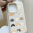 thumbnail image 3 of Designed for iPhone Case,Cute Cat Fish Pattern Matte Silicone Shockproof Protective Cover Phone Case (iPhone 14 Pro Max,White), 3 of 4