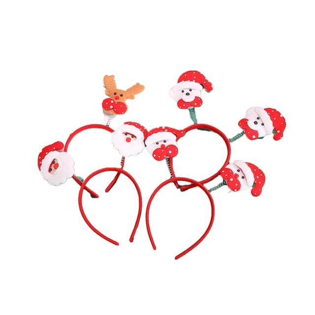 Paquete de diademas navideñas, diademas de dibujos animados brillantes de Navidad como regalos para niños MFZFUKR CPB-SSW155-2