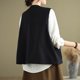 thumbnail image 4 of Ailaofu Womens Casual Button Up Vest Cargo Oversized Sleeveless Blazer Jackets Tops, 4 of 6