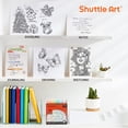 thumbnail image 6 of (2 pack) Retractable Pastel Gel Ink Pens, Shuttle Art 11 Pack Black Ink Pens, Cute Pens 0.5mm Fine Point for Writing Journaling Taking Notes, 6 of 10