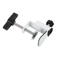 thumbnail image 3 of Uxcell 0.49" Hole Dia. Universal C Clamp Table Lamp Microphone Arm Mount Desk Clamp, White, 3 of 6