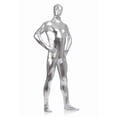 thumbnail image 4 of Cxenplz Unisex Metallic Bodysuit Full Cover Hood Adult Shiny One Piece Spandex Body Suit Bodysuit Costume, 4 of 6