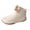 Beige, variant on Men Women Rain Shoes Adjustable Strap Short Rain Boots Thick Sole Waterproof Non Slip Outdoor Shoes