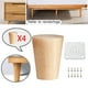 thumbnail image 3 of 4 Uds patas de muebles de maciza, patas de gabinetes, reemplazo de patas de , patas de muebles para sofá/salón/silla/escritorio/patas de 8cm Gloria Patas de repuesto para sofá, 3 of 9