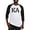 Black/White, variant on - Kappa Alpha Order Official KA Baseball Jersey - Cotton Baseball Jersey, 3/4 Raglan Sleeve Shirt