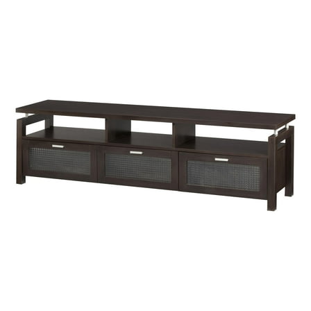 Furniture of America Missie Contemporary Wood Multi-Storage TV Stand in Espresso
