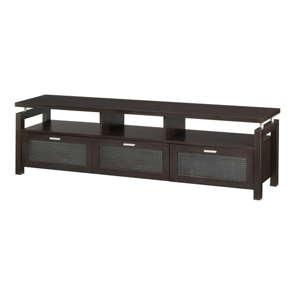 Furniture of America Missie Contemporary Wood Multi-Storage TV Stand in Espresso