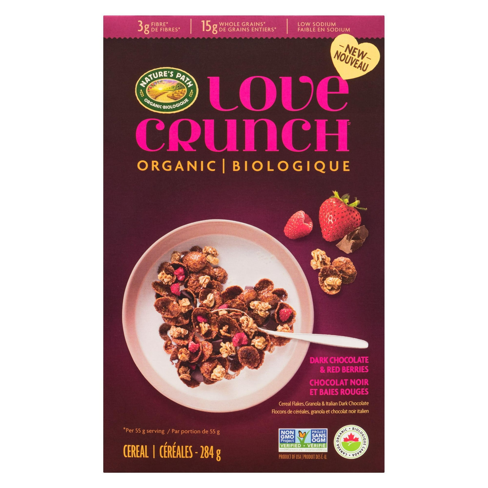 Love Crunch Dark Chocolate & Red Berries Cereal